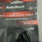 NEW RadioShack 6 FT Audio Cable 1/4 6.3mm Mono Male To RCA Phono Female 4202377