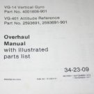honeywell VG-14 Vertical Gyro & VG-401 Attitude Reference Overhaul manual vol2a