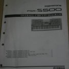 Yamaha Portatone PSR-S500 Overall Circuit Diagram