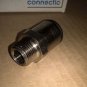 Legris 3115 62 18DOT Nickel Brass Push-To-Connect Fitting 3/8 npt -1/2" tube