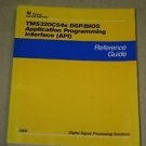 TI Texas Instruments TMS320C54x DSP/BIOS API Reference book 05/2000 SPRU404A