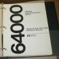 HP 64161A Emulation Memory Instruction Operating Service Guide User Manual