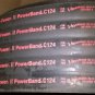 Gates 6/C124 Hi-Power II PowerBand V-Belt with V-80 Matching Program, C Section,