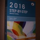 Step-By-Step Medical Coding, 2016 Edition by Carol J. Buck (2015, Paperback)