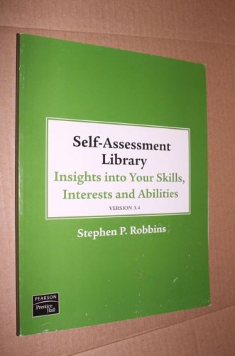 NEW Self Assessment Library 3. 4 by Stephen P. Robbins (2008, Paperback)