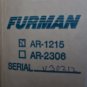 NEW Furman AR-1215 Standard Level Voltage Regulator Power Conditioner 120V