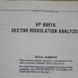 HP 8981A Vector Modulation Analyzer Operating Manual