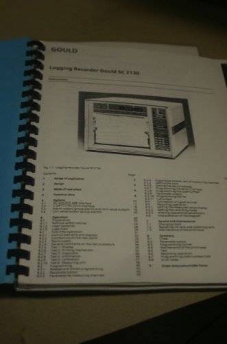 Gould SC 2130 Strip Chart Recorder Users Guide Operating Manual