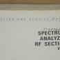 HP 8551A Spectrum Analylzer RF Sectio;n Operating & Service Manual