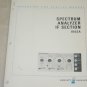 HP 8552A Spectrum Analyzer IF Section Operating & Service Manual