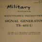 Military Signal Generator TS-403/U Maintenance Instructions an/urm-61 Handbook