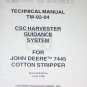 Orthman CSC Harvester Guidance JD 7445 Technical Manual