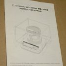 Mirage Trading ltd. Electronic Densimeter MD-200S Instruction Manual