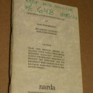 NARDA Boradband Isotropic Radiation Moniitor Operation & Maintenance Manual