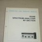 HP 8554B Spectrum Analyzer RF Section Operation & Service Manual 08554-90035