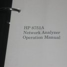 HP Hewlett Packard 8751A Network Analyzer Operation Operating manual JAPANESE