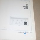 HP Hewlett Packard 8699B RF Unit Operating/Service Manual Operator's User's