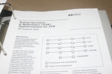 HP Solution note Testing  OAM Operations Implementations Maintenance for ATM