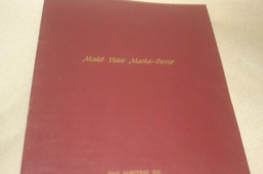 Kay Electric Video Msarka-Sweep Operating/Maintenance Manual