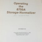 HP Hewlett Packard 8750A Storage Normalizer Operating/service manual 08750-90006