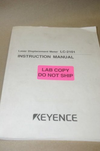 Keyence LC-2101 Laser Displacement Meter Instruction Manual