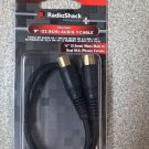 RadioShack 9" Audio Y-Cable 3.5mm Gold-Plated  Male to Dual RCA Phono  42-2542