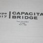 Genrad 1617 Capacitance Bridge Instruction Operating Guide Manual general Radio