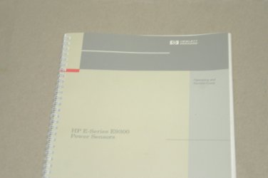 HP E Series  E9300 Power Sensor Operating & Service Manual