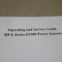HP E Series E9300 Power Sensor Operating & Service Manual