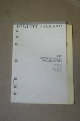 HP Site Environmental Requirements for Disc & Disc/Tape Drives Manual