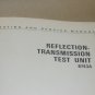 HP Hewlett Packard 8743A Reflection Transmission Test Operating/service manual