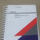 Tektronix CTS 750 SDH/PDH+Jitter Test Set User Operating Guide Manual 070-8921-