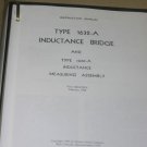 Genrad 1632-A Impedance Bridge +1660 Instruction Guide Manual general Radio