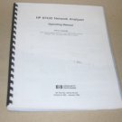 HP Hewlett Packard 8753C Network Analyzer Operating manual 08753-90155