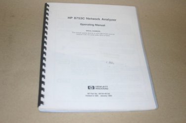 HP Hewlett Packard 8753C Network Analyzer Operating manual 08753-90155
