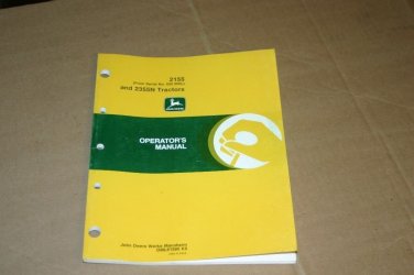 JD John Deere 2155 2355N Tractor Operators Manual OML64481 D1