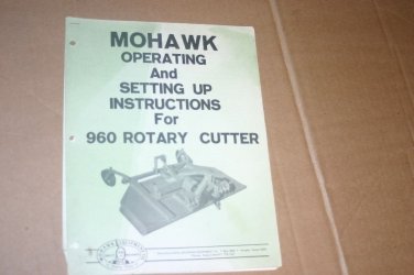 Mohawk 960 Rotary Cutter Owners Operators Manual