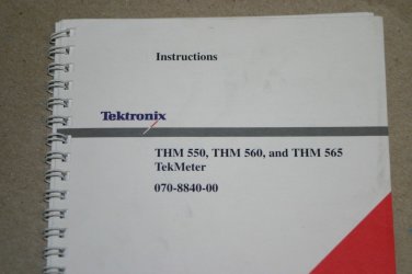 TEK Tektronix  THM 550/560/565 Tel<Meter Instructions Manual