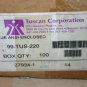 Case (93) Blue Tuscan Dual K SnapLock Micro Cartridge 16mm Microfilm ANSI C-Clip