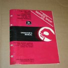 JD John Deere belt pickups platforms Operators Manual