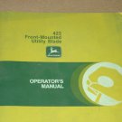 JD John Deere 423 Front Utility Blade Operators Manual
