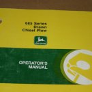 JD John Deere 685 Drawn Chisel Plow Operators Manual OMA39167