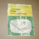 JD John Deere F100H Field Conditioner Operators Manual