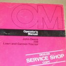 JD John Deere 208 Lawn Garden Tractor  Operators Manual OMM81644