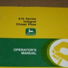 JD John Deere 610 Integral Chisel Plow Operators Manual OMN200097 H6