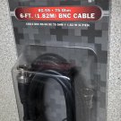RADIOSHACK 6-FT. RG-59 75Ohm BNC Cable P/N 278-990 2780990
