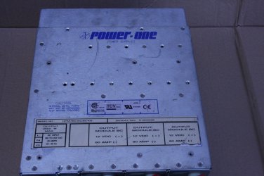 Power One 12V DC 80Amps 2500Watts Triple Output Power Supply Model HPM7BCBCBCKB
