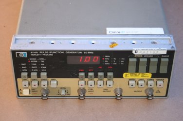HP Agilent Keysight 8116A Pulse / Function Generator 50MHz w/ HPIB GPIB 2708A