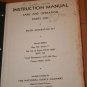 'National Supply Co Instruction Manual GDB-8 diesel Generator manual+Parts List
