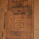 CAT Caterpillar D6 Tractor Parts Catalog Manual 2H3248 to 2H8966 Inclusive